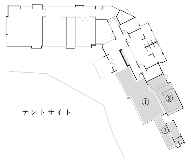 研修・イベント用貸切の間取り図